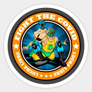 Fight the covid Sticker